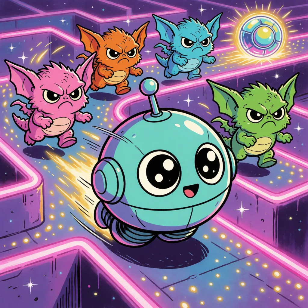 Battery Maze title screen