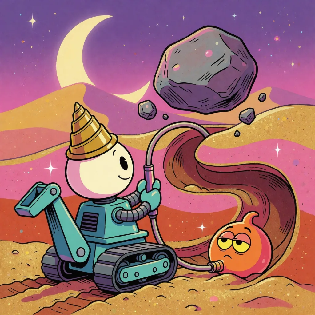 Dune Digger Dash title screen