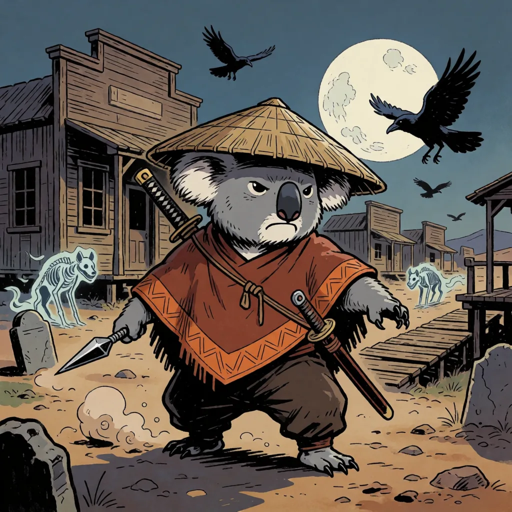 Zuzu: Ghost Trail title screen